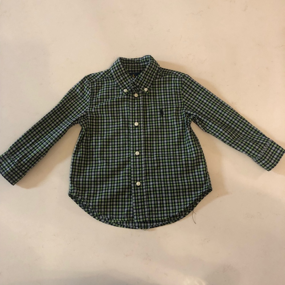 Ralph Lauren, Toddler long sleeves polo, size 24 mos